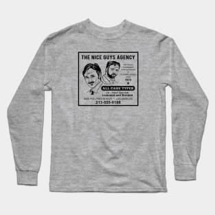 The Nice Guys Agency Newspaper Ad Long Sleeve T-Shirt